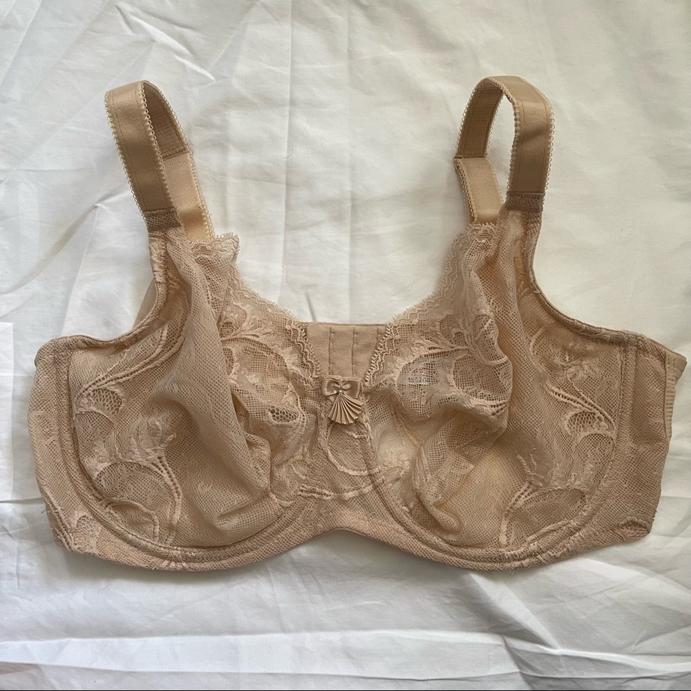 Wacoal Nude Distinguised Lace Underwire Bra - 34G